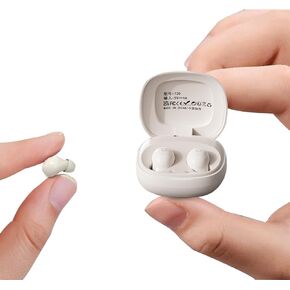 Purple Mini Invisible Small Tiny Earbuds Wireless Bluetooth Ear Buds for Small Ears Canals Women Kids Sleep Earbuds for Side Sleepers Sleeping Smallest Hidden Earbuds Headphones for Work