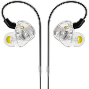 Xvive T9 in Ear Monitor, Professional IEM Earbuds with Knowles Dual BA Drivers