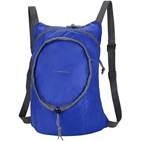 Scotry Ultra Lightweight Lackable Travel Backpack ، Man Women قابلة للطي في متناول اليد للتخييم ركوب الدراجات في الهواء الطلق (Blue)