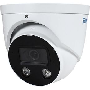 BV Tech 4MP WizSense Network Camera - CA-IP-TIOC-4042 - Dual Light Active Deterrence, 30m IR & Warm Light, Smart AI Surveillance, IP67, PoE