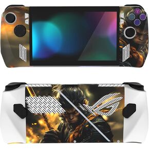 PlayVital 2 Set Protective Skin Decal for ROG Ally, Custom Stickers Vinyl Wraps for ROG Ally Handheld Gaming Console - Cloudstorm Wukong