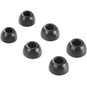 ALXCD Foam Ear Tips Compatible with Momentum True Wireless 2 Earbuds CX400BT Earbuds, S/M/L 3 Sizes 3 Pairs Soft Memory Foam Ear Tips Adapters, Replacement for Momentum CX400BT, Black S M L