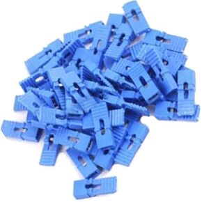 Blue 2.54mm Standard Pin Header Jumper Cap Connection Block Circuit Board Shunts Short Circuit Cap for Hard Drive Motherboards DIY AccessoriesJumper Cap 120PCS
