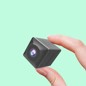 W-Q8 Magnetic Wireless Camera for Home Security with Color Night Vision,64GB SD Card,2K HD Video,Built-in Battery,Motion Detection,Cloud Storage,Mini WiFi Indoor Security Camera for Home & Office