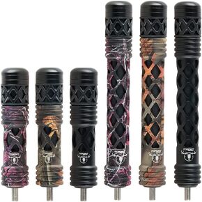 ZSHJGJR Archery Bow Stabilizer Balance Bar Rod 5" / 8" Compound Bow Bow Stabilizer Vibration Damping Shock Absorber for Compound Bow Hunting Shooting Accessories