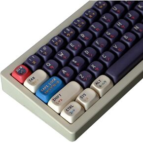 MOA Profile PBT Keycaps 60 Percent, 150 Keys Custom Dye Sublimation ANSI Layout Keycaps Set Compatiable for Cherry MX Switch Mechanical Keyboard