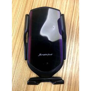 Automatic Clamping Smart Sensor 10W Wireless Car Charger (Black)
