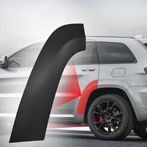 1PCS Fender Flare, Rear Left Wheel Flare Molding Arch Trim Compatible with 2011-2020 J-eep Grand Cherokee SRT8 Trackhawk