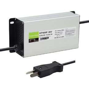 36V 18A Golf Cart Battery Charger with Crowsfoot Style Connector Crows Foot Plug