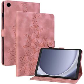 Case for Samsung Galaxy Tab A9+/ A9 Plus 11 inch 2023 SM-X210/ X215/ X216, Magnetic Clasp Stand Premium PU Leather Case with Pen Holder for Galaxy Tab A9 Plus Tablet Case, Green