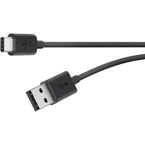 Belkin 10 ft USB 2.0 Male-to-Male USB-C to USB Cable - Black - Compatible with Personal Computer, Laptop, Smartphone, Tablet