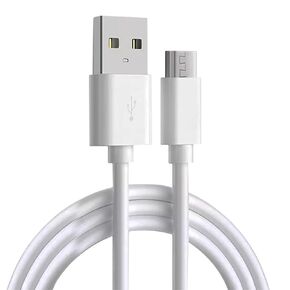 3.3ft 2 Pack Micro USB Charger Cable for Samsung Galaxy S7 Edge S6 S5, High Speed Data Transfer, Fast Charge, 480Mbps, White