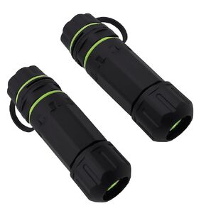 RJ45 CAT6 موصل مقاوم للماء محمي IP68 لوحة Mount Ethernet مقرنة أنثى أنثى في الهواء الطلق LAN 8P8C Extender for Cat6 Cable -2 Pack