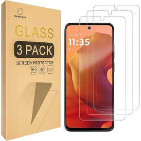 Mr.Shield Screen Protector compatible with Motorola Moto G15 / Moto G15 Power [Tempered Glass] [3-Pack] [Japan Glass with 9H Hardness]
