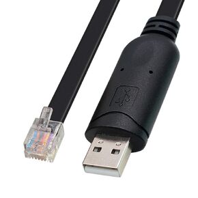 RJ11 RJ12 6P4C RS232 to USB Serial Adapter Cable for PDU UPS ATS BMS Battery,FT232Chip, Windows 11/10/8/7, Linux, Mac OS,1.8m/5.9ft