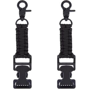 SUPERFINDINGS Single-Head Tactical Glove Clip Workers' Glove Clip Glove Holder with Elasticized Snap Hook Polyester Strap