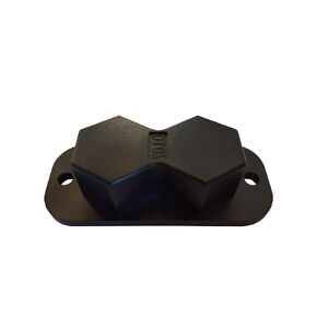 Hexa-Gun Magnet with a 30 lb Rating by DTOM - Best Price for The Strongest Gun Magnet on Amazon Includes Non-Scratch Coating