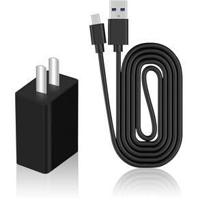 5V AC/DC Adapter with USB Type-C Charging Cable Cord Compatible with Tzumi FitRx 7631 On-The-Go Massager 7773 Fit Rx Pro 7610 8405 DDP003109 Deep Tissue Percussion Massage Gun Power Charger