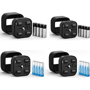 4 Pack Waterproof Battery Extension Pack Compatible with Blink Outdoor 4 Smart Security Camera(Included 16 Pack Batteries +4 Silicone Cover)