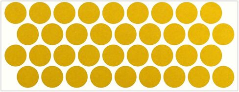 LiteMark Reflective Red 1 Inch Circle Sticker Decals for Helmets, Bicycles, Strollers, Wheelchairs and More - Pack of 36 in Kuwait