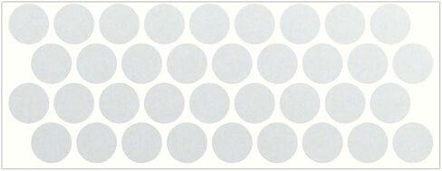 LiteMark Reflective Red 1 Inch Circle Sticker Decals for Helmets, Bicycles, Strollers, Wheelchairs and More - Pack of 36 in Kuwait