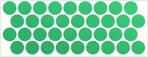 LiteMark Reflective Red 1 Inch Circle Sticker Decals for Helmets, Bicycles, Strollers, Wheelchairs and More - Pack of 36 in Kuwait