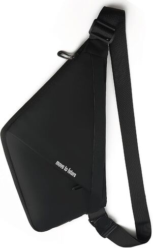 MAYMOONER Personal Sling Shoulder Crossbody Flex Bag Men Women Anti-theft One Strap Casual Chest Bags Slim Backpack Biking in Kuwait