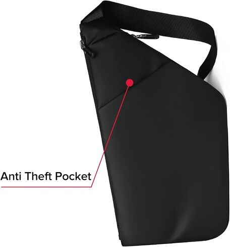 MAYMOONER Personal Sling Shoulder Crossbody Flex Bag Men Women Anti-theft One Strap Casual Chest Bags Slim Backpack Biking in Kuwait