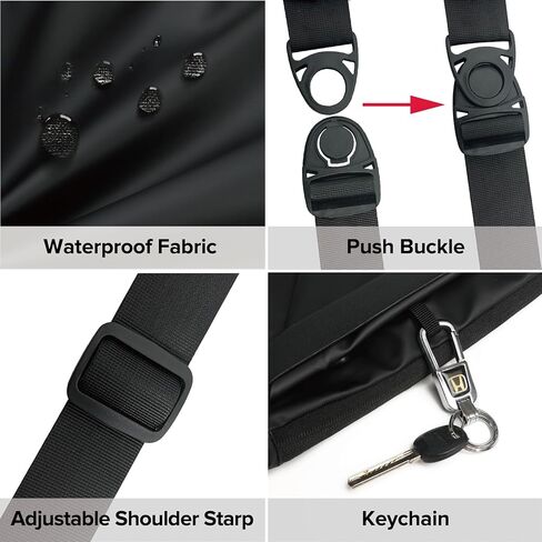 MAYMOONER Personal Sling Shoulder Crossbody Flex Bag Men Women Anti-theft One Strap Casual Chest Bags Slim Backpack Biking in Kuwait