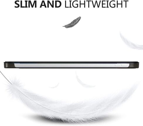 Cover for Apple iPad (A16) 11th/10th Generation (2025/2022) Cover Case, Transparent Smart case for iPad 11th/10th Gen 2025/2022 (Supports Auto Sleep Wake) with Stylus Pen, Black in Kuwait