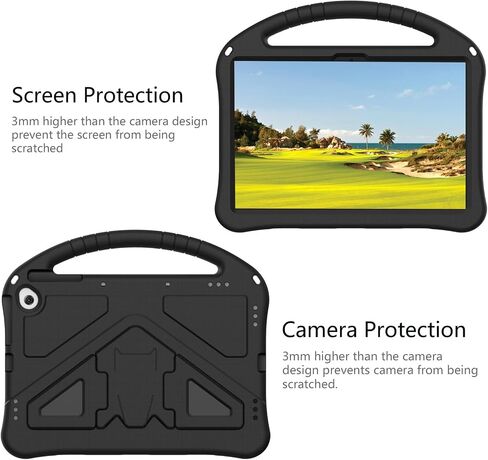 Tablet Case with Built-in Handle and Kickstand Kids Friendly Shockproof Cover Lightweight Compatible with Google Pixel 11 inch Green in Saudi Arabia