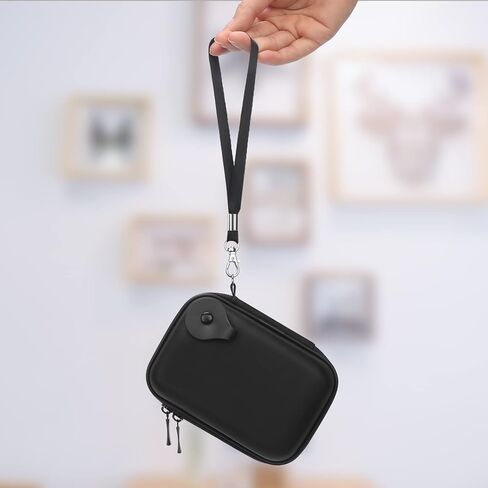كاميرا LACDO CAMERATE CASE لـ CAMKORY DC403 ، KODAK PIXPRO FZ55 ، Canon PowerShot G7 X Mark II/SX740 ، Sony ZV-1F/RX100 VII ، Panasonic Lumix ZS99 Digital Camera Storage BAS TRAVE TRAVE ، Black+Black+ in Kuwait