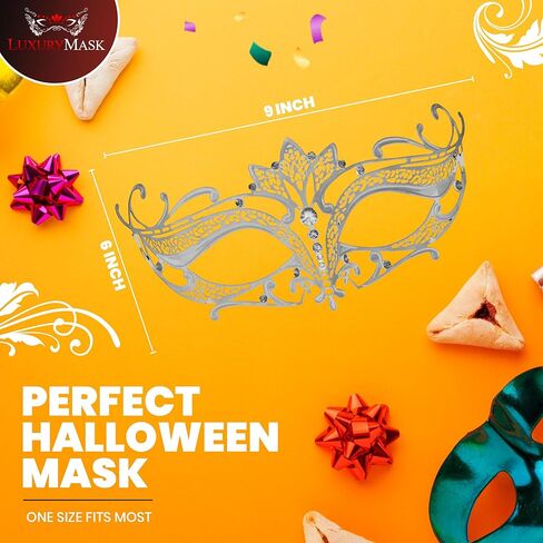 القناع الفاخر ليزر ليزر قطع المعادن تيارا فينيتيان جميلة قناع تنكر in Kuwait