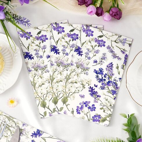Homlouue 100PCS Eucalyptus Leaves Napkins, 3 Ply Disposable Hand Towels for Bathroom, Eucalyptus Leaf Guest Paper Napkins Dinner Napkins for Spring Wedding Baby Shower Bridal Shower Birthday Tea Party in Kuwait