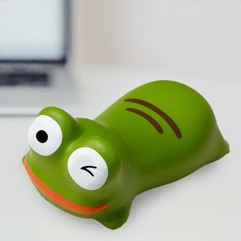 Rest Wrist Pad, Wrist Rest Pillow Cute Cartoon Animal Wrist Support Pad Comfortable Ergonomic Decompression Arm Rest Wrist Pad for for Home Office (Frog) in Saudi Arabia