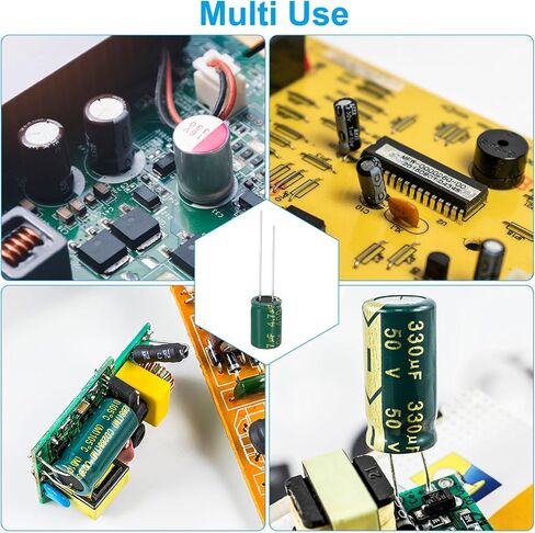 Patikil 400V 2.2UF المكثفات الكهربائية ، 10pcs 6x12mm المكثفات الكهربائية عالية التردد للترددات للتلفزيون ، شاشة LCD ، الثلاجة ، لوحات الدائرة ، الأخضر in Saudi Arabia