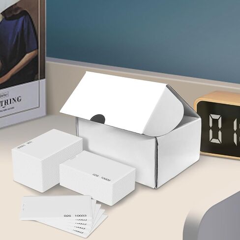 10 قطع - 26 بت بطاقات صدفية Weigand Prox Swipe بسُمك 0.8 مم متوافقة مع قارئات وأنظمة التنسيق ISOProx 1386 1326 H10301. يعمل مع العديد من أنظمة التحكم في الوصول in Kuwait