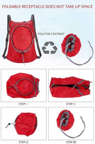 Scotry Ultra Lightweight Packable Travel Backpack, Man Women Foldable Handy Daypack for Camping Outdoor Hiking Cycling (Blue) in Saudi Arabia