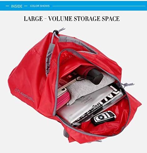 Scotry Ultra Lightweight Packable Travel Backpack, Man Women Foldable Handy Daypack for Camping Outdoor Hiking Cycling (Blue) in Saudi Arabia