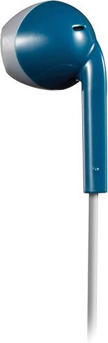 JVC Blue and Grey Sweat and Splash Proof Retro Earbuds with Microphone and Remote HAF19MAH in Saudi Arabia