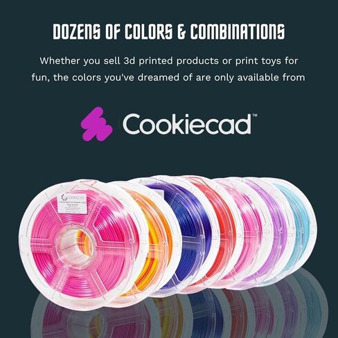 Pink Ombre PLA 3D Printing Filament, Hot Pink to Pale Pink Rainbow Transition,1.75mm and 1kg, Jam-Free 3D Printing in Kuwait