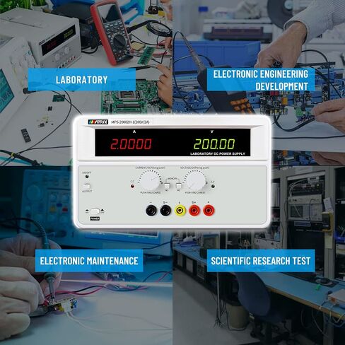 DC Power Supply Variable 30V 20A, Single Channel Linear Bench DC Power Supply High Precision with Voltage Compensation, Adjustable Power Supply with 3 Interface USB/RS232/RS485(MPS-3020H-1C) in Kuwait