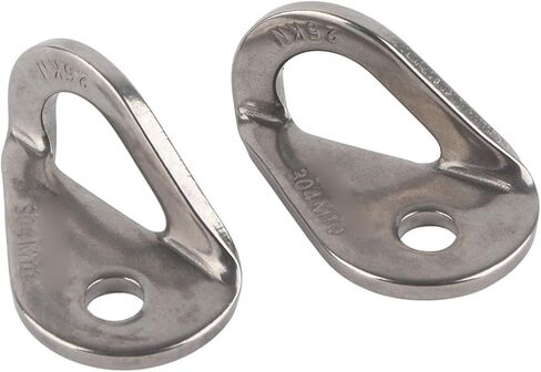 Bolt Hanger, 2Pcs 304 Stainless Steel Bolt Hanger Outdoor Caving Protection Hardware Accessory for Outdoor Mountain Climbing in Kuwait