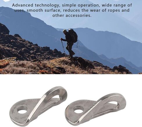 Bolt Hanger, 2Pcs 304 Stainless Steel Bolt Hanger Outdoor Caving Protection Hardware Accessory for Outdoor Mountain Climbing in Kuwait