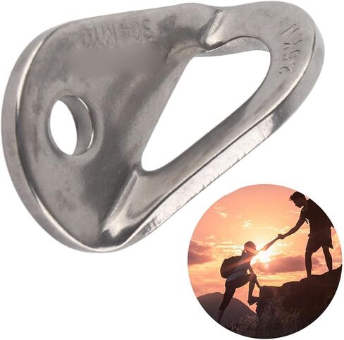 Bolt Hanger, 2Pcs 304 Stainless Steel Bolt Hanger Outdoor Caving Protection Hardware Accessory for Outdoor Mountain Climbing in Kuwait