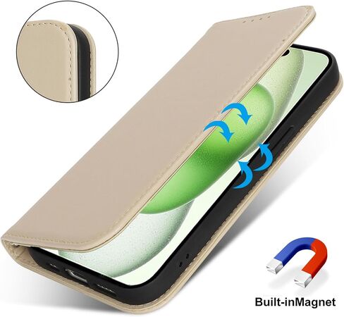Jaorty Fit for iPhone 15 Plus 5G Phone Case Wallet with Wrist Strap for Women Men,Wallet Case for iPhone 14 Plus with Card Holder,Cash Pocket PU Leather Strong Magnetic with Kickstand,6.7" Black in Saudi Arabia