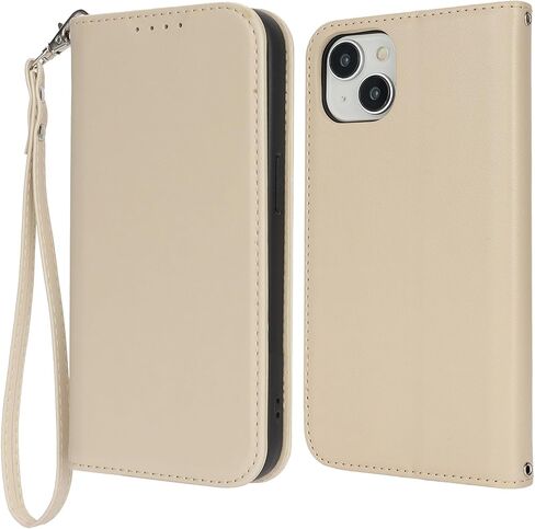 Jaorty Fit for iPhone 15 Plus 5G Phone Case Wallet with Wrist Strap for Women Men,Wallet Case for iPhone 14 Plus with Card Holder,Cash Pocket PU Leather Strong Magnetic with Kickstand,6.7" Black in Saudi Arabia