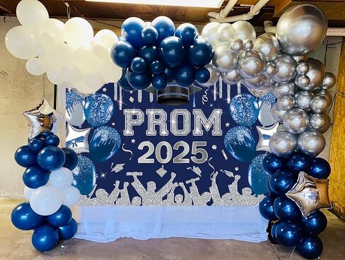Red and Silver 2025 Graduation Backdrop 2025 Prom Night Photography Background Congrats Grad Party Banner for Class of 2025 Congratulate Graduation Party Decor Supplies (Red, 82x59 inch (7x5FT)) in Saudi Arabia