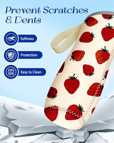 Water Bottle Sleeve for Cirkul 22 oz - 2 Pack Bottle Cover Holder Carrier with Handle Strap in Kuwait