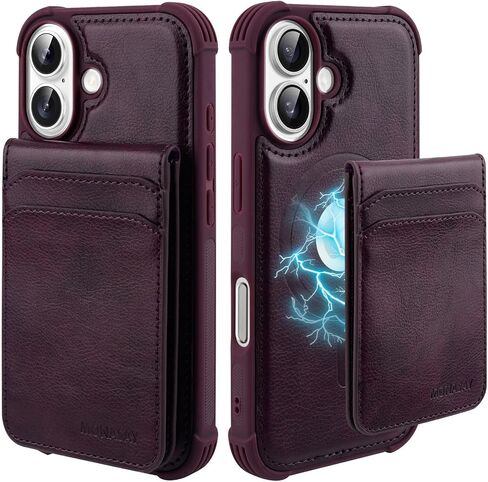 Monasay Magwallet Case متوافق مع iPhone 16 Pro Max ، [دعم Magsafe Wireless Charging] in Saudi Arabia